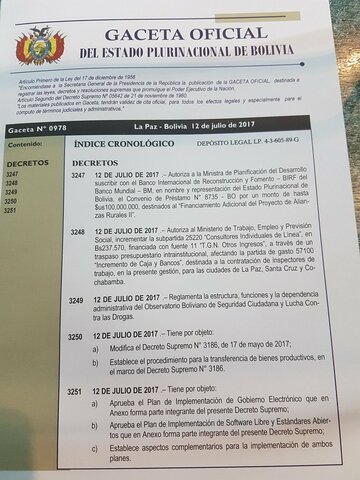 Es aprobado el decreto supremo 3251