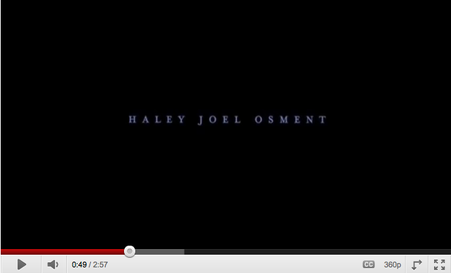 Actor- Haley Joel Osment