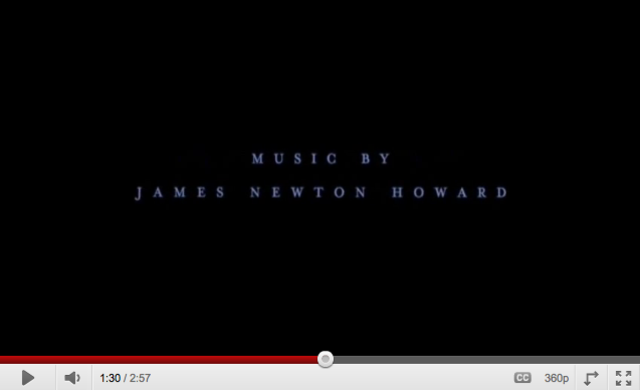 Music By James Newton Howard