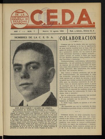 Creación de la CEDA