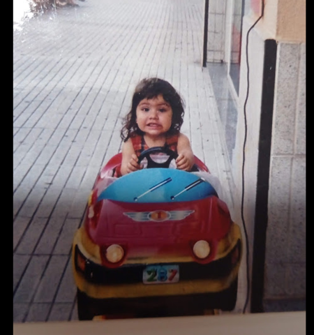 Neixo jo, la seva primera i única neta.