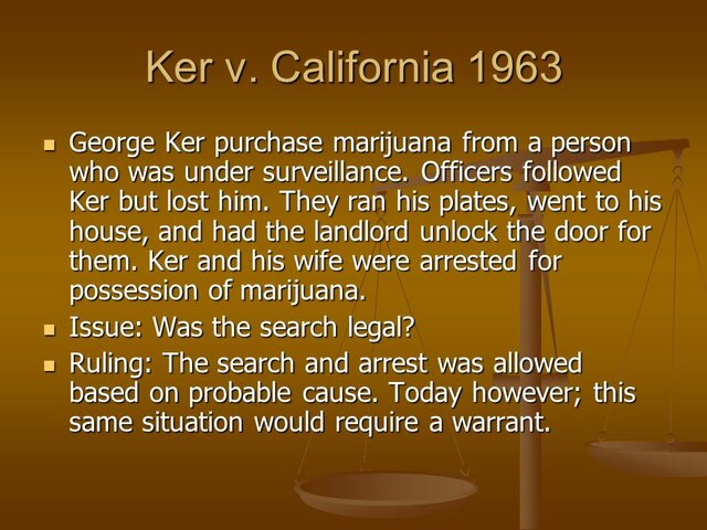 Ker v. California