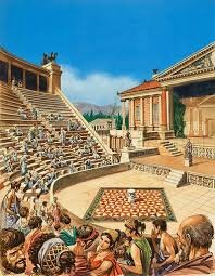 first theatre in greece