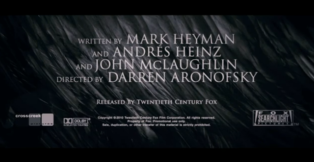 written by and final production titles