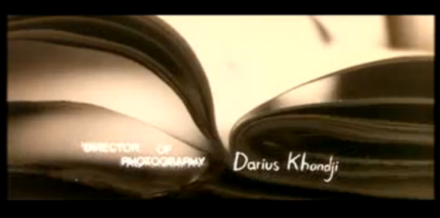 Director Of Photography Darius Khondji