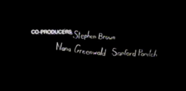 Stephen Brown, Nana Greenwood, Sanford Pantach