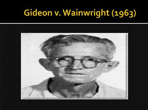 Gideon v. Wainwright