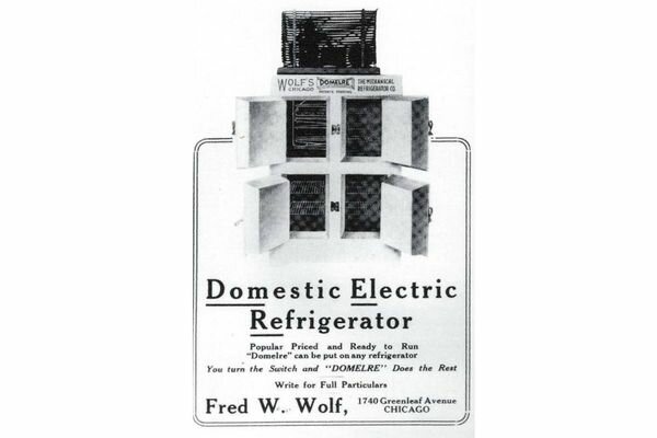 Primer refrigerador domestico