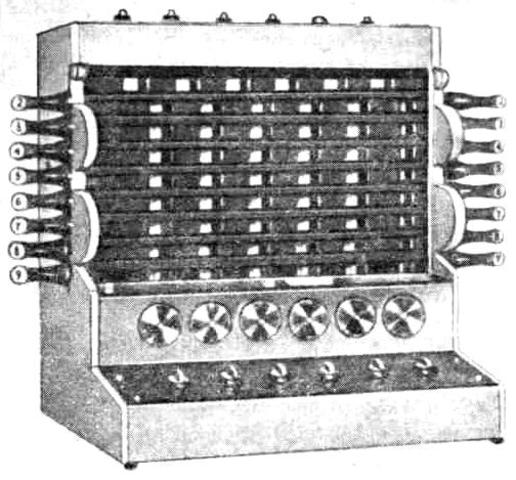 Суммирующая машина Шиккарда. 1623 год.