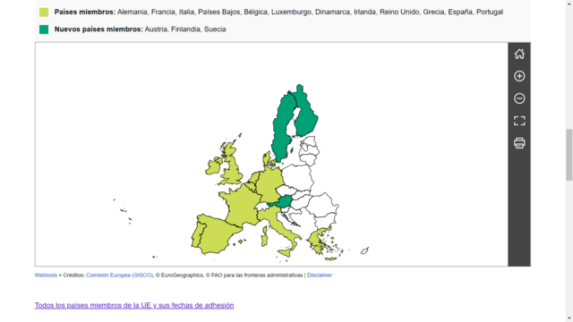 La UE tiene tres nuevos miembros: Austria, Finlandia y Suecia