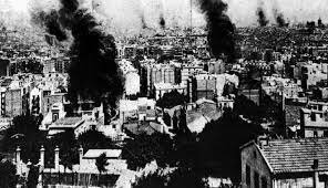 ODA DE LA VIOLENCIA ANTICLERICAL, CON QUEMA DE CONVENTOS Y OTROS EDIFICIOS RELIGIOSOS