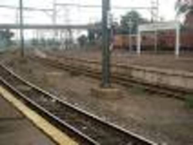 Gandhi is ejected from a South African train.