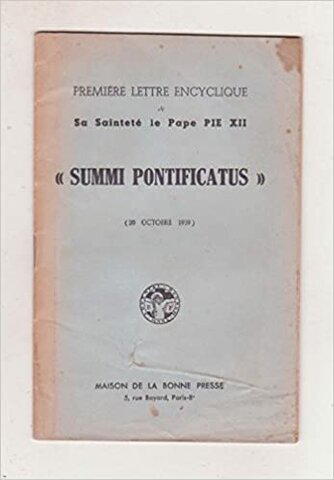 Pío XII- Summi Pontificatus