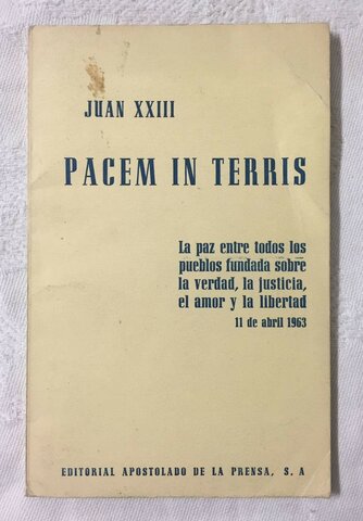 Juan XXIII- Pacem in Terris