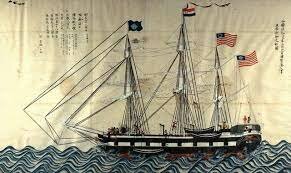 American merchants became first people to try to trade with Japan and fix their ship