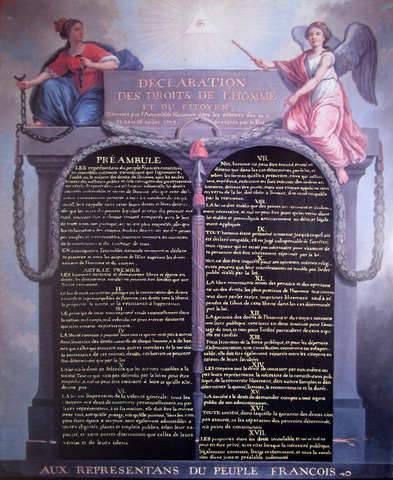 Decleration of the rights of man