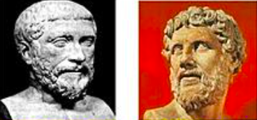 Leucipo y Demócrito