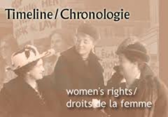 Women vote in Alberta