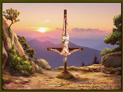 The Apostle Peter is Crucified Upside Down