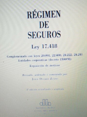 Sanción de la Ley N° 17.418