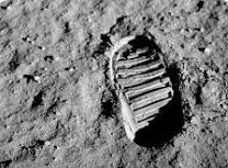 Las huellas en la luna