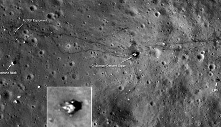 Donde aterrizo la capsula lunar?