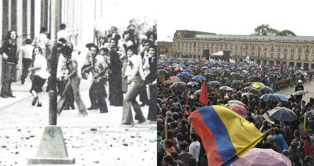 Manifestaciones contra el Gobierno de Reyes