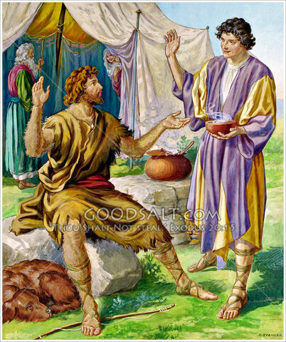 Esaú vende su primogenitura