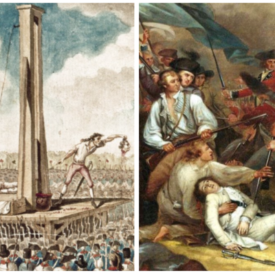 Timeline: Eix cronològic de la revolució francesa i la revolució americana