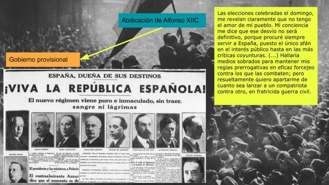 Proclamación de la II República