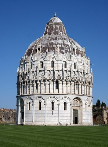 Inizio costruzione Battistero di Pisa (1152)