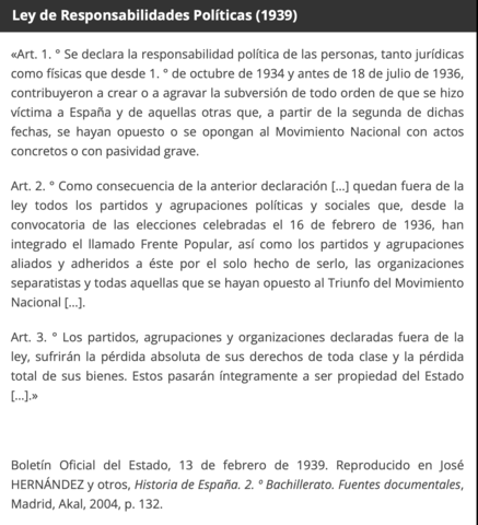 Ley de Responsabilidades políticas