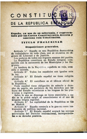 Constitución de la República Española
