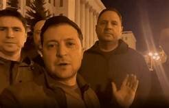 Communication du président Zelensky