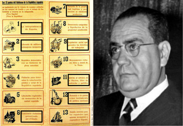 Los trece puntos de Negrín