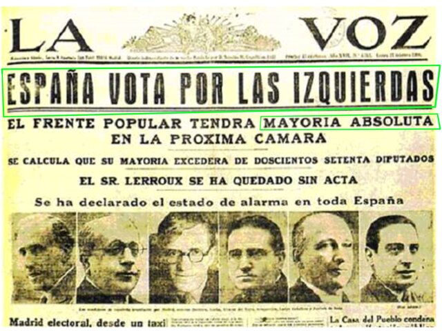 El triunfo del frente popular