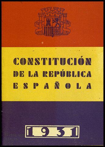 Aprobación de la Constitución de la República Española