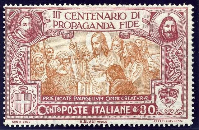 Sagrada Congregación para la Propagación de la Fe (Sacra Congregatio de Propaganda Fide) 1622.