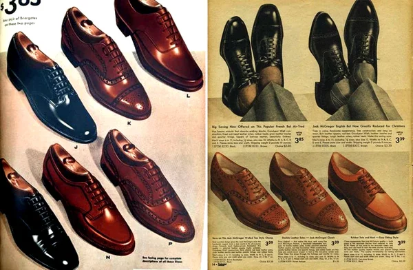 Shoes in the 40s