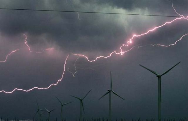 Electricity strikes Ryan