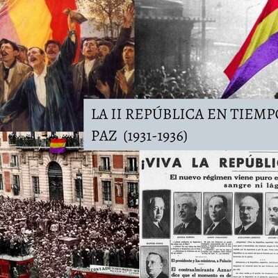 Timeline: LA II REPÚBLICA ESPAÑOLA EN PAZ (1931-1936)