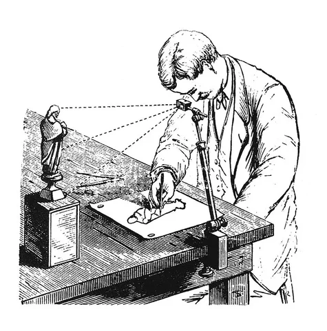 1807. La cámara Lucida