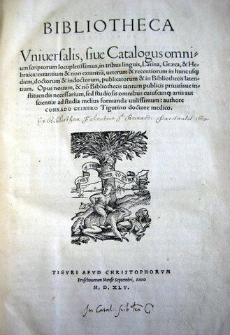 Bibliotheca Universalis (SigloXVI)