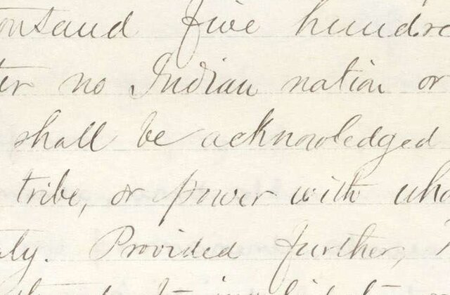 Indian Appropriation Act