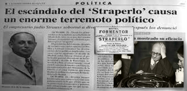 Escándalo de straperlo y asunto Nombela