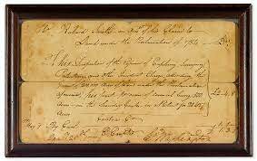 Washington endorsed a document