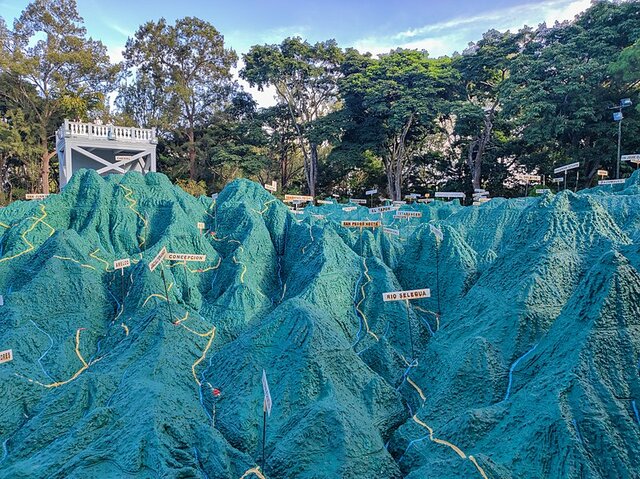 Mapa en Relieve Guatemala