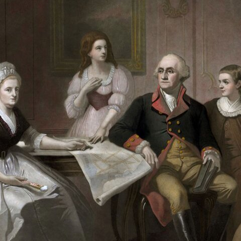 Marries to Martha Custis