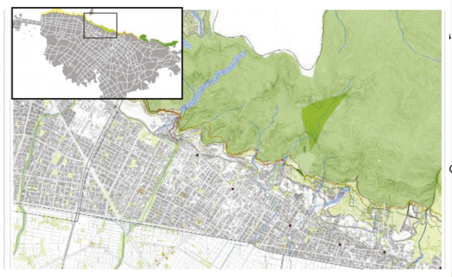 Quebrada La Chorrera en la Calle 109 hasta el Río Arzobispo en la Calle 39.