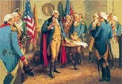 Washington receives a commission a Commander-in-Chief